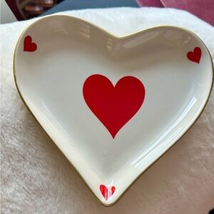 One design home ceramic heart tray